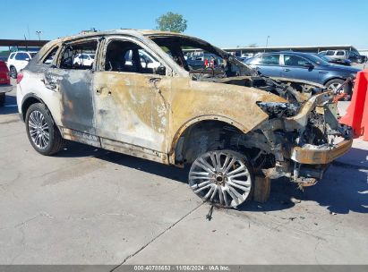 2016 LINCOLN MKX RESERVE White  Gasoline 2LMTJ6LR5GBL52684 photo #1