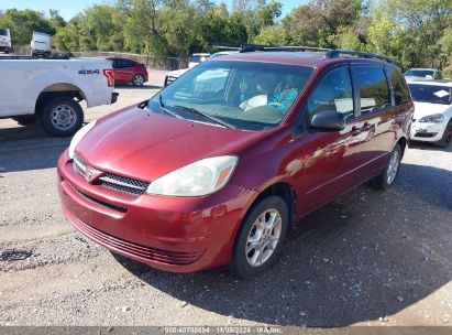 2004 TOYOTA SIENNA LE Red  Gasoline 5TDBA23C14S001457 photo #3