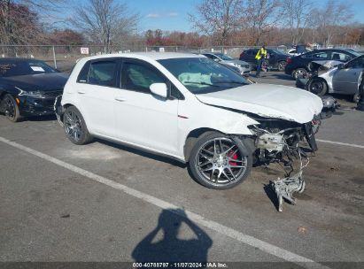 2016 VOLKSWAGEN GOLF GTI S 4-DOOR White  Gasoline 3VW5T7AU8GM053718 photo #1