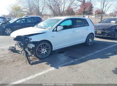 2016 VOLKSWAGEN GOLF GTI S 4-DOOR White  Gasoline 3VW5T7AU8GM053718 photo #3