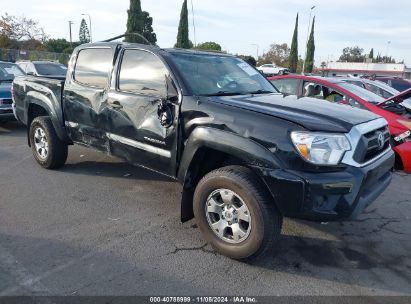 2013 TOYOTA TACOMA DOUBLE CAB Black  Gasoline 5TFJX4GN3DX022175 photo #1