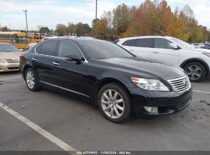 2012 LEXUS LS 460 Black  gas JTHCL5EF7C5013901 photo #1