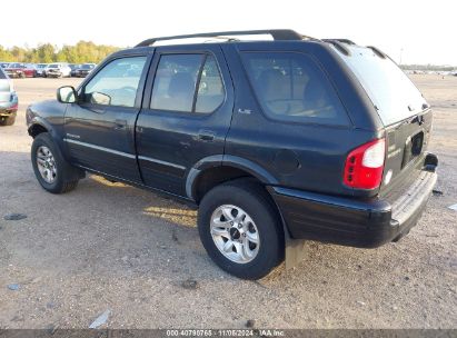 2002 ISUZU RODEO LS 3.2L V6/LSE 3.2L V6/S 3.2L V6 Black  Gasoline 4S2CK58W024335725 photo #4