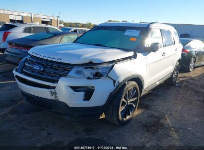 2018 FORD EXPLORER XLT White  Gasoline 1FM5K7DHXJGA91453 photo #3