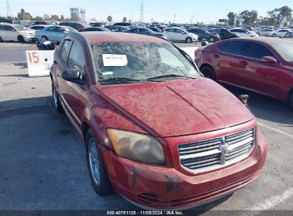 2008 DODGE CALIBER SXT Red  Gasoline 1B3HB48B38D777577 photo #1