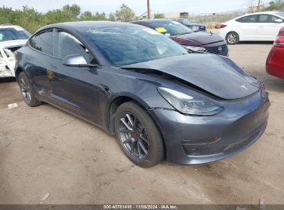 2021 TESLA MODEL 3 STANDARD RANGE PLUS REAR-WHEEL DRIVE Gray  Electric 5YJ3E1EA6MF097055 photo #1