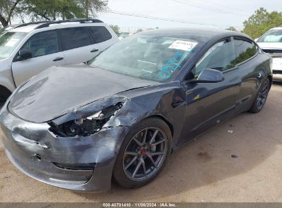 2021 TESLA MODEL 3 STANDARD RANGE PLUS REAR-WHEEL DRIVE Gray  Electric 5YJ3E1EA6MF097055 photo #3