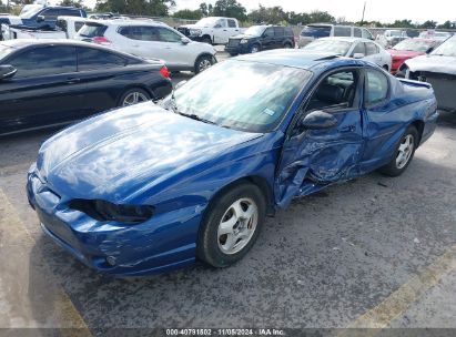 2003 CHEVROLET MONTE CARLO SS Blue  Gasoline 2G1WX15K639375335 photo #3