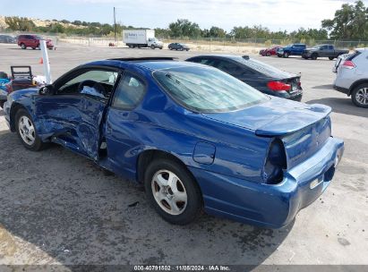 2003 CHEVROLET MONTE CARLO SS Blue  Gasoline 2G1WX15K639375335 photo #4