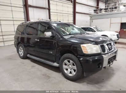 2006 NISSAN ARMADA LE Black  Gasoline 5N1AA08B46N735238 photo #1