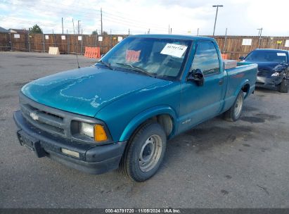 1996 CHEVROLET S TRUCK S10 Green  Gasoline 1GCCS1447T8170775 photo #3