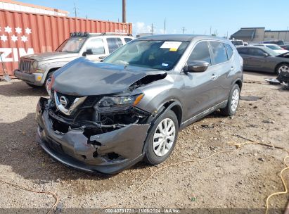 2015 NISSAN ROGUE S Gray  Gasoline 5N1AT2ML3FC823066 photo #3