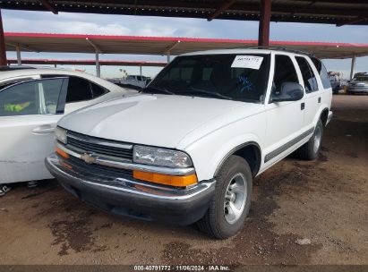 1998 CHEVROLET BLAZER LS White  Gasoline 1GNCS13W7W2222908 photo #3