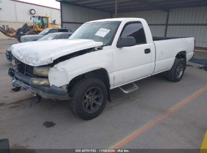 2006 CHEVROLET SILVERADO 1500 WORK TRUCK White  Gasoline 1GCEC14V16E199290 photo #3