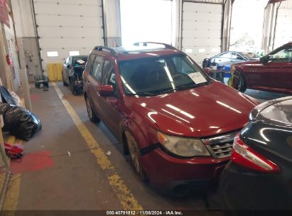 2011 SUBARU FORESTER 2.5X PREMIUM Burgundy  Gasoline JF2SHADC0BH763427 photo #1