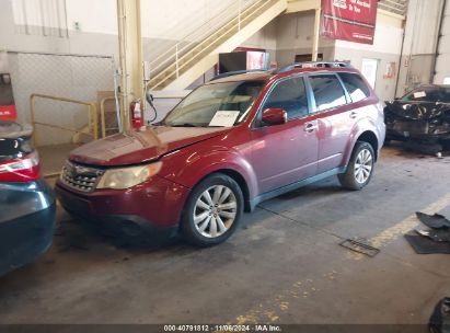 2011 SUBARU FORESTER 2.5X PREMIUM Burgundy  Gasoline JF2SHADC0BH763427 photo #3