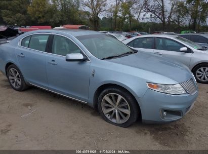 2009 LINCOLN MKS Blue  Gasoline 1LNHM93R99G612199 photo #1