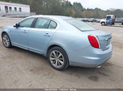 2009 LINCOLN MKS Blue  Gasoline 1LNHM93R99G612199 photo #4