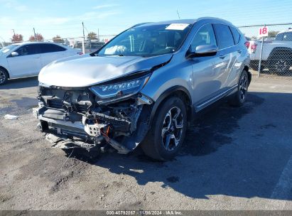 2018 HONDA CR-V TOURING Silver  Gasoline 7FARW1H94JE006891 photo #3