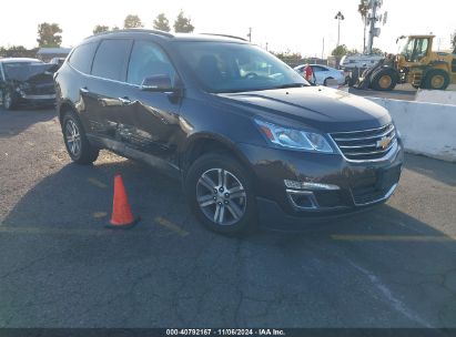 2017 CHEVROLET TRAVERSE 1LT Gray  Gasoline 1GNKRGKD5HJ213661 photo #1