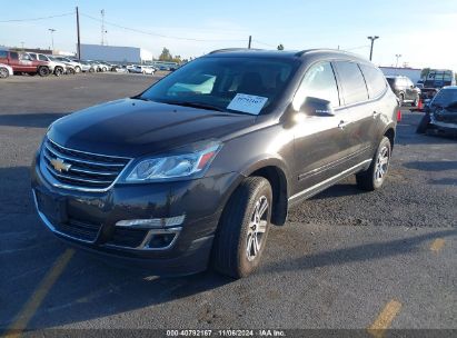 2017 CHEVROLET TRAVERSE 1LT Gray  Gasoline 1GNKRGKD5HJ213661 photo #3