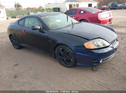 2003 HYUNDAI TIBURON Blue  Gasoline KMHHM65D03U073402 photo #1