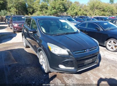 2013 FORD ESCAPE SEL Black  Gasoline 1FMCU0HX7DUA57339 photo #1