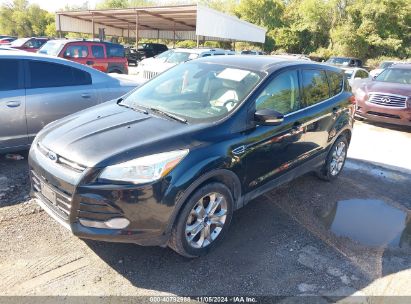 2013 FORD ESCAPE SEL Black  Gasoline 1FMCU0HX7DUA57339 photo #3