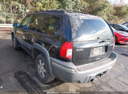 2004 ISUZU ASCENDER S Black  Gasoline 4NUDT13S842103418 photo #4