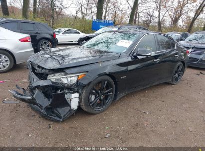 2014 INFINITI Q50 HYBRID SPORT Black  Hybrid JN1AV7AP8EM691355 photo #3