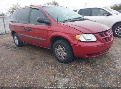 2005 DODGE CARAVAN SE Red  gas 1D4GP25B05B376356 photo #1