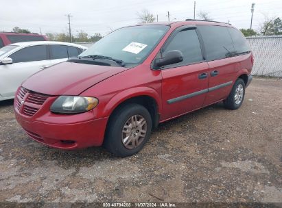 2005 DODGE CARAVAN SE Red  gas 1D4GP25B05B376356 photo #3