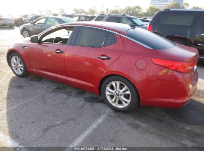 2011 KIA OPTIMA EX Burgundy  Gasoline KNAGN4A78B5077074 photo #4