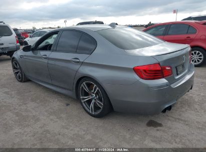 2014 BMW M5 Gray  Gasoline WBSFV9C58ED593915 photo #4