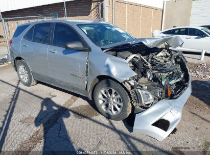 2021 CHEVROLET EQUINOX FWD LS Silver  Gasoline 3GNAXHEV3MS106337 photo #1