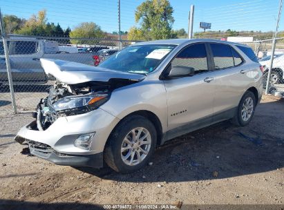 2021 CHEVROLET EQUINOX FWD LS Silver  Gasoline 3GNAXHEV3MS106337 photo #3