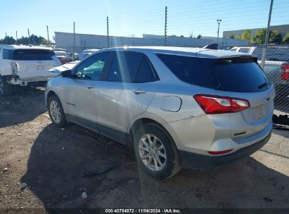 2021 CHEVROLET EQUINOX FWD LS Silver  Gasoline 3GNAXHEV3MS106337 photo #4