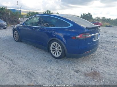 2016 TESLA MODEL X Blue  Electric WDBBA48D0JA084125 photo #4