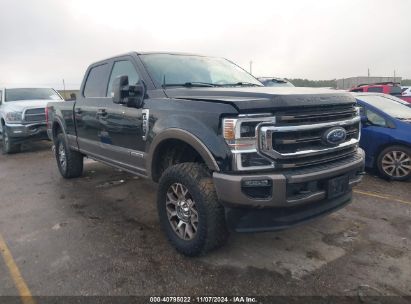 2021 FORD F-250 KING RANCH Black  Diesel 1FT7W2BT1MEC89575 photo #1