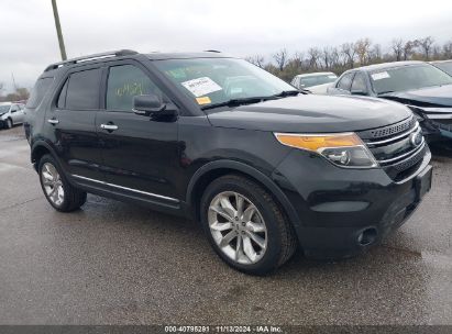 2013 FORD EXPLORER LIMITED Black  Gasoline 1FM5K7F87DGB58172 photo #1