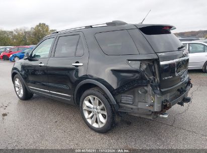 2013 FORD EXPLORER LIMITED Black  Gasoline 1FM5K7F87DGB58172 photo #4