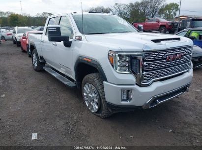 2021 GMC SIERRA 2500HD 4WD  STANDARD BED DENALI White  Diesel KMHD35LH6HU380517 photo #1