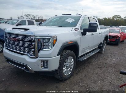 2021 GMC SIERRA 2500HD 4WD  STANDARD BED DENALI White  Diesel KMHD35LH6HU380517 photo #3