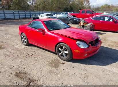 2003 MERCEDES-BENZ SLK 320 Red  Gasoline WDBKK65F63F275794 photo #1