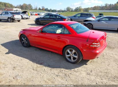 2003 MERCEDES-BENZ SLK 320 Red  Gasoline WDBKK65F63F275794 photo #4