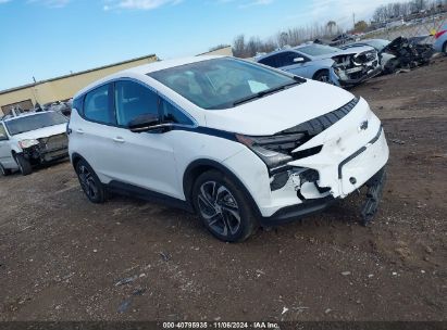 2023 CHEVROLET BOLT EV FWD 2LT White  Electric 1G1FX6S00P4139255 photo #1