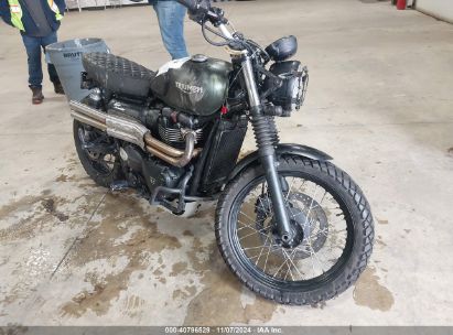 2018 TRIUMPH MOTORCYCLE STREET SCRAMBLER Green  Gasoline SMTD44GN5JT860878 photo #1