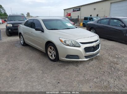 2014 CHEVROLET MALIBU 1LS Beige  Gasoline 1G11B5SL8EF132214 photo #1