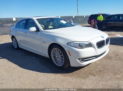 2012 BMW 5 SERIES 535I White  Gasoline WBAFR7C54CC816841 photo #1