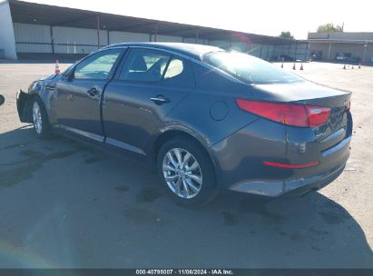 2015 KIA OPTIMA LX Gray  Gasoline 5XXGM4A72FG475422 photo #4